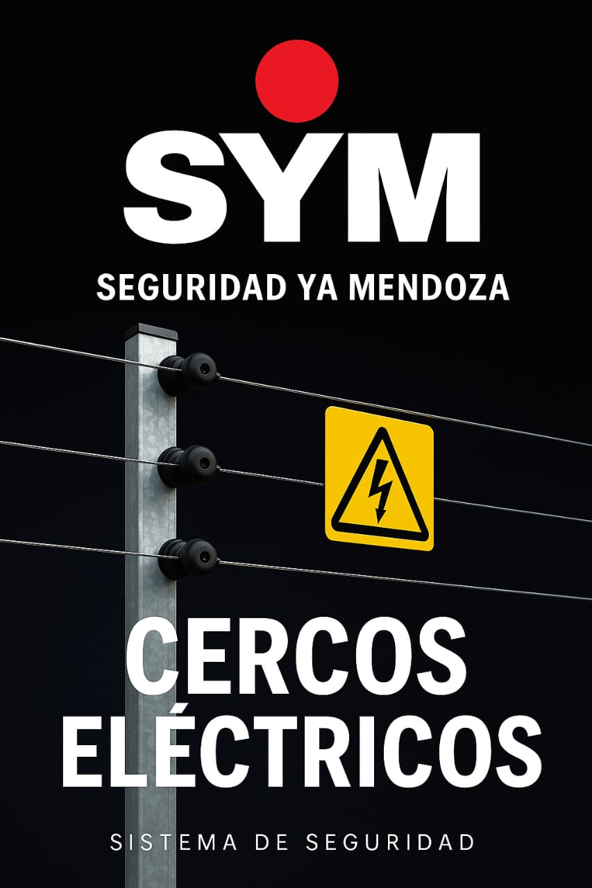 Cerco eléctrico instalado por Seguridad Ya Mendoza en propiedad privada